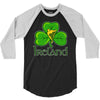 ireland shamrock 3/4 Sleeve Shirt