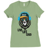 Live Life Loud Brklyn Ladies Fitted T-Shirt