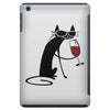 cat and wine iPad Mini