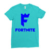 fortnite logo Ladies Fitted T-Shirt