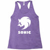 sonic uomo donna bambino sega videogames Racerback Tank