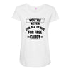 for free candy Maternity Scoop Neck T-shirt