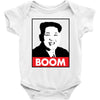 Kim Jong Un Boom Rocketman Baby Bodysuit