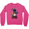 who loves german shepherd Crewneck Sweatshirt