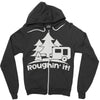 roughin' it roughing trailer camping camp Zipper Hoodie