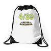 never remember Drawstring Bags