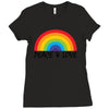 Peace &amp; Love Ladies Fitted T-Shirt