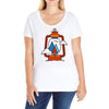 camping (2) Ladies Curvy T-Shirt