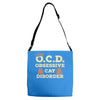 i have o.c.d obsessive cat disorder Adjustable Strap Totes