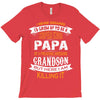 Super Cool Papa Of A Freaking Awesome Grandson T-Shirt