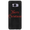 merry christmas red glitter Samsung Galaxy S8 Plus