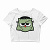 monster owls   frankenstein Crop Top