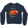 bearly awake Crewneck Sweatshirt