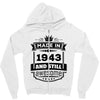 Made In 1943 And Still Awesome Zipper Hoodie