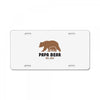 Papa Bear License Plate