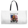 Honor Those Who Place Their Life On The Line Weekender Totes