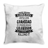 Super Cool Granddad Of A Freaking Awesome Grandson Throw Pillow