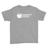 please stop talking it's too early coffee Youth Tee