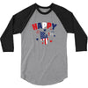 4th of July 3/4 Sleeve Shirt