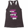 i cut hair Racerback Tank