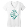 explore Women's V-Neck T-Shirt