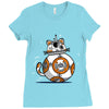 bb 9 lives Ladies Fitted T-Shirt