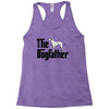 the dogfather dalmatian Racerback Tank