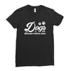 Dogs Because People Suck Ladies Fitted T-Shirt