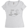 chess geek nerd Women's Triblend Scoop T-shirt