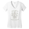 white lotus Women's V-Neck T-Shirt