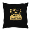 chuck's texan grill Throw Pillow