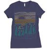 camp river Ladies Fitted T-Shirt