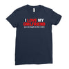 i love my girlfriend Ladies Fitted T-Shirt