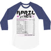 April Girl Facts Taurus 3/4 Sleeve Shirt