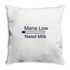 gaming mana low need milk Throw Pillow