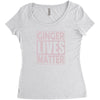 ginger lives matte Women's Triblend Scoop T-shirt