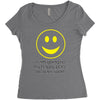 happy place Women's Triblend Scoop T-shirt