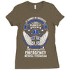 Forever The Title Emergency Medical Technician Ladies Fitted T-Shirt