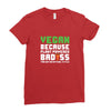 Vegan Because Plant Powered Badass Was Not an Offical Tittle Ladies Fitted T-Shirt
