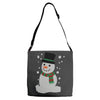 christmas snowman Adjustable Strap Totes