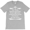 Dear Daddy, Thanks for Being my Dad Baby Boy Letter to Father T-Shirt