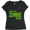 daddy's little zombie hunter Women's Triblend Scoop T-shirt
