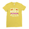 if my husky could talk Ladies Fitted T-Shirt