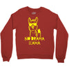 no drama llama (2) Crewneck Sweatshirt