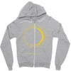 come the sun solar eclipse Zipper Hoodie