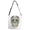 sugar skull Adjustable Strap Totes
