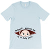 July Peeking Out Baby Boy T-Shirt