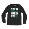 i wear emerald green for liver cancer awareness Long Sleeve Shirts