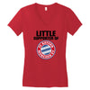 little supporter bayern munich Women's V-Neck T-Shirt