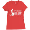 robot dinosaur Ladies Fitted T-Shirt
